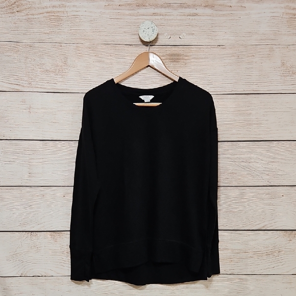 Danskin Classic Black Crew Neck Top Shirt Small - Picture 1 of 6